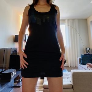 Diesel Edgy Black Mini Dress